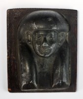 Lot 116 - An Ancient Egyptian bronze votive (Late Period,...