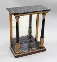 Lot 187 - A Regency rosewood, marble and giltwood pier...