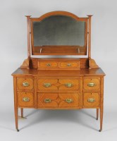 Lot 197 - A late 19th / early 20th century satinwood and...