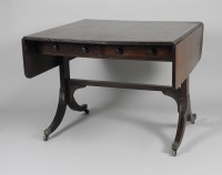 Lot 226 - A Regency mahogany sofa table, the rectangular...