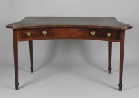 Lot 234 - An 18th century and later mahogany concave...