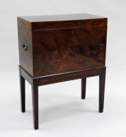 Lot 248 - A 19th century mahogany cellerette, of...