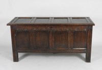 Lot 271 - A late 17th / early 18th century joined oak...