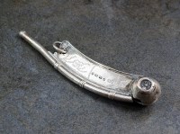 Lot 35 - A Victorian silver bosun's whistle, George...