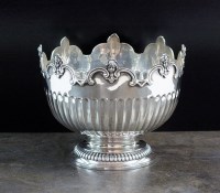 Lot 71 - A Victorian silver bowl, Edward Barnard & Sons...
