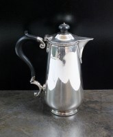 Lot 72 - A silver hot water jug, Martin Hall & Co Ltd,...