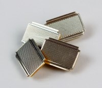 Lot 186 - A pair of Art Deco engine turned cufflinks,...