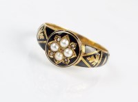 Lot 292 - A late Victorian diamond, seed pearl and...