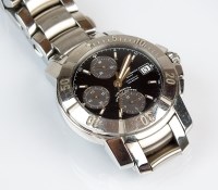 Lot 325 - A gentleman's Baume & Mercier stainless steel...