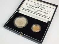 Lot 340 - A Royal Mint two-coin commemorative set, 1981...