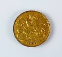 Lot 346 - An Edward VII half sovereign, dated 1902