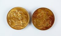 Lot 348 - Two George V sovereigns, dated 1911 and 1913 (2)