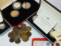 Lot 367 - A collection of assorted silver and...