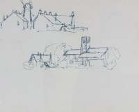 Lot 384 - Edward Seago RBA ARWS RWS (1910-1974) Sketch...