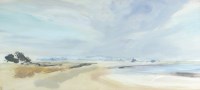 Lot 397 - John Hitchens (B.1940) Coastal View signed...