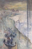 Lot 407 - Margaret Thomas (B.1916) The River Window,...