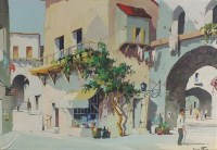 Lot 428 - Cecil R Doyly John (B.1906-1993) French Street...