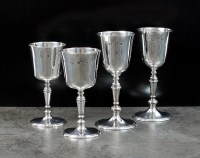 Lot 20 - A pair of Irish silver goblets, Royal Irish...