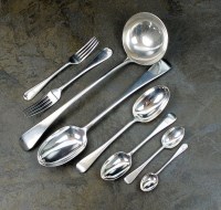 Lot 109 - A part canteen of silver flatware, Goldsmiths...