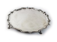 Lot 112 - A large Elkington & Co silver salver,...