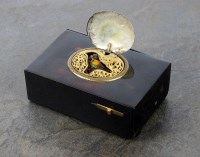 Lot 140 - A late 19th century tortoiseshell cased...