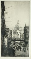 Lot 431 - Percy J Westwood St Paul's from Ludgate Circus...