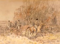 Lot 441 - Thomas Ivestor Lloyd (1873-1942) Hunt passing...