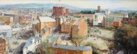 Lot 542 - John Alford (B.1929) Shrewsbury townscape with...