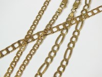 Lot 171 - A 9ct gold chain with lobster claw clasp,...