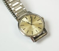 Lot 193 - A Gentleman's stainless steel Omega automatic...