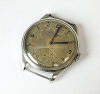 Lot 195 - A Gentleman's stainless steel Longines Serbian...