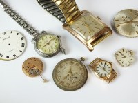 Lot 201 - A large collection of wristwatch movements, to...