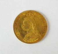 Lot 216 - Victoria, Jubilee Head £2 piece, dated 1887