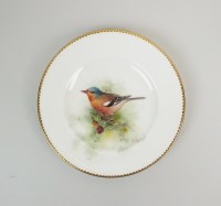 Lot 255 - A Royal Worcester plate, date code for 1922,...