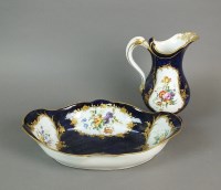 Lot 269 - A Sevres porcelain ewer and basin, 18th...