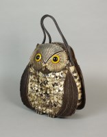 Lot 335 - A Braccialini leather owl handbag with...