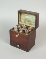 Lot 346 - A Victorian mahogany domestic medicine chest,...