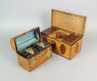Lot 373 - A Victorian figured walnut and brass mounted...