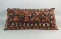 Lot 388 - A large Afghan cushion or pillow with...