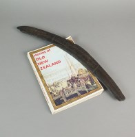 Lot 399 - An Aboriginal bomerang the edge and flat upper...