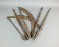 Lot 401 - Two Aboriginal boomerangs, 56cm and 66cm...