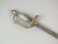 Lot 414 - A George III 1796 pattern officer's sword with...
