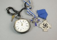 Lot 455 - Two Nazi medals, a War Merit Cross and a...