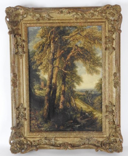 Lot 458 - Henry H Lines (1800-1889) A view near Malvern,...
