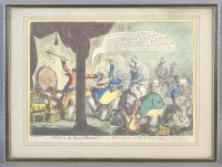 Lot 480 - After James Gilray 'A kick at the Broad...
