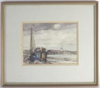 Lot 491 - Dudley Hardy (1865-1922) Fishmarket' signed...