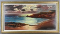 Lot 523 - Prudence Turner (B.1930) Coastal View, signed...