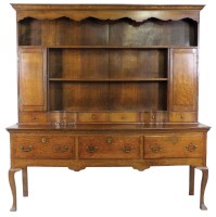 Lot 561 - A mid Victorian Shropshire oak dresser, 19th...