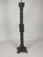 Lot 625 - A pair of 16th century rood screen pilasters,...