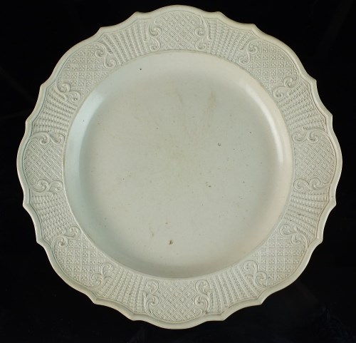 Lot 40 - A Staffordshire white salt-glazed stoneware...